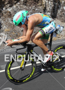 Ironman Pete JACOBS (AUS) competes during the bike portion of the 2013 Ironman World Championship in Kailua-Kona, Hawaii on October 12, 2013.