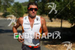 Terenzo Bozzone on run at the 2012 Ironman 70.3 Vineman…