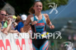 Jennie Hansen on way to her second place finish at…