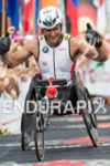 Alessandro Zanardi (ITA) finishes at the Ironman World Championship in…
