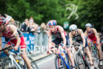 Jonathon Brownlee on the bike stage at the 2015 London…
